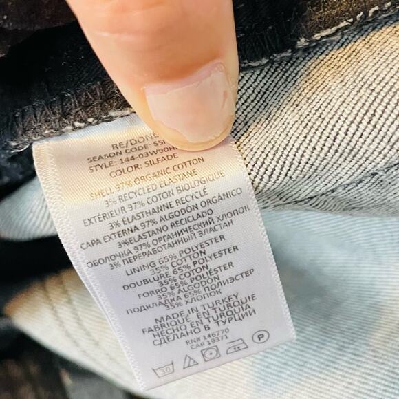 RE/DONE 90s High Rise Ankle Crop - Picture 7 of 7